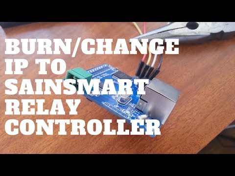 Burning IP into Sainsmart Imatic 8 channel Relay IO Module