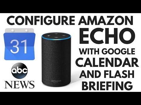 Using Amazon Echo to interact with your Google Calendar and News Briefings