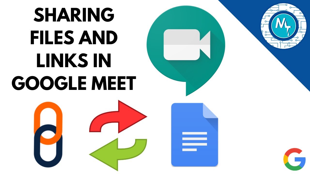 Sharing Files and Links in Google Meet