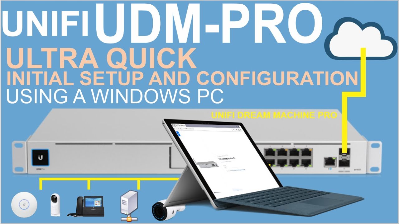 UDM-PRO Quick Initial Setup