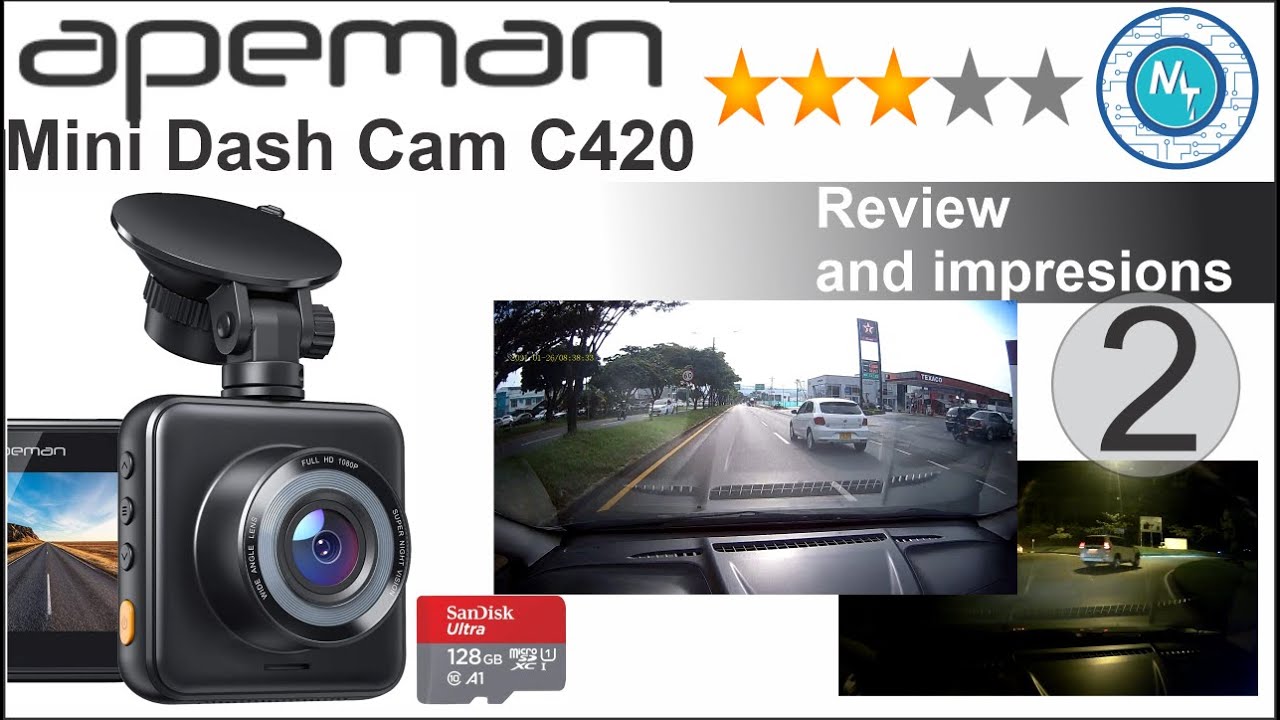 Apeman Mini Dash Cam C420 REVIEW – Impressions & Evaluation – [English Version]