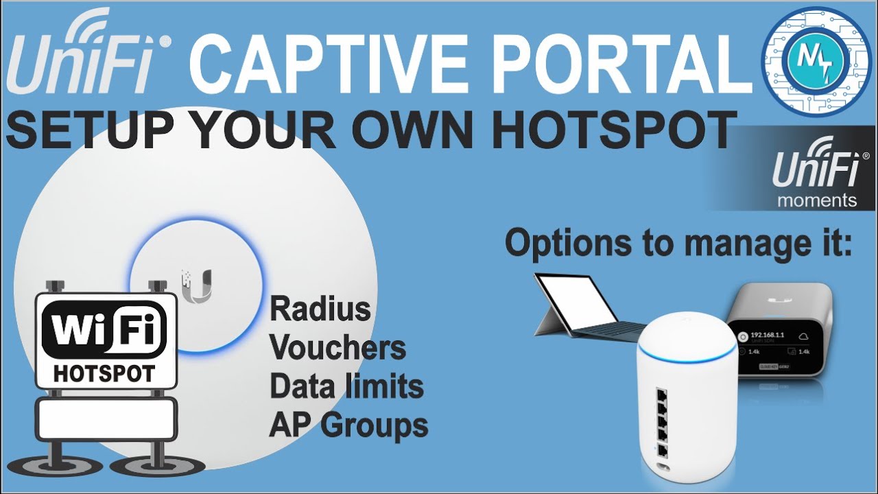 UNIFI – How to setup a Captive Portal Hotspot