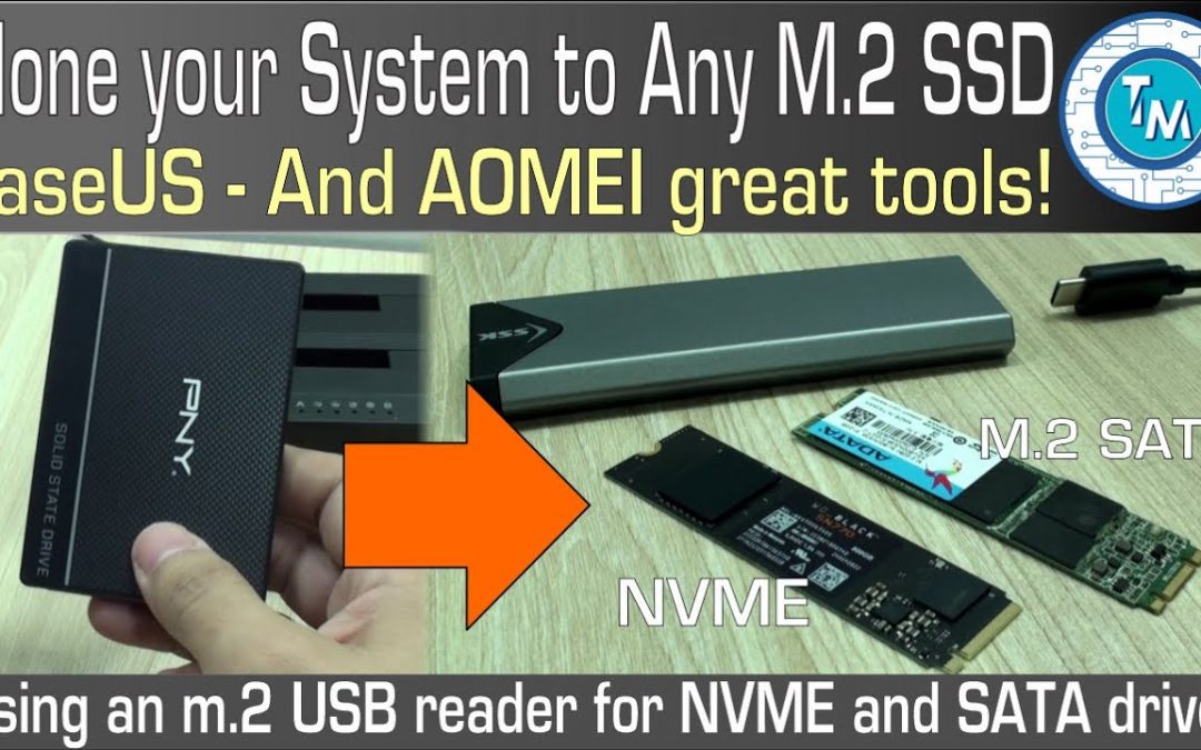 How to clone your System Disk using the new M.2 NVME and m.2 Sata external readers – SSK Reader