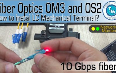 Optical Fiber – LC Mechanical Terminals – How to use and install them?