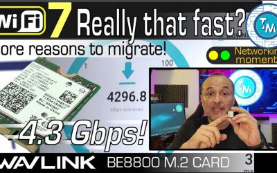 Extreme WiFi7 Speed with WAVLINK BE8800 internal adapter, when we thought we couldn’t go any faster