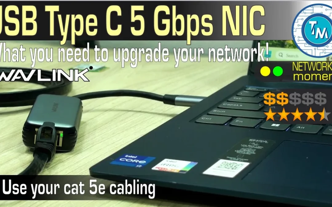 5 Gigabit per second with type C ethernet adapters – What you need for 5 GbaseT networks – 5 Gbps