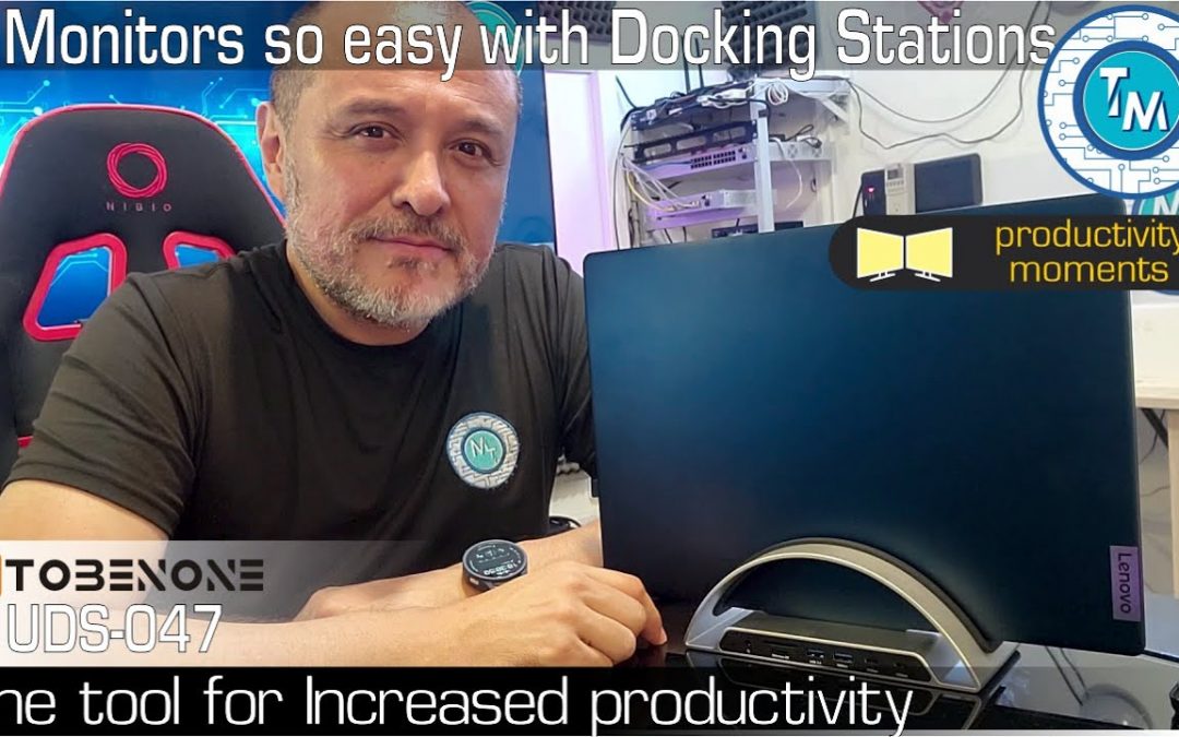 Add two Monitors with the TobenONE MultiPort Docking Station UDS047 Display Port Alt mode ports