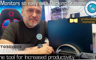 Add two Monitors with the TobenONE MultiPort Docking Station UDS047 Display Port Alt mode ports