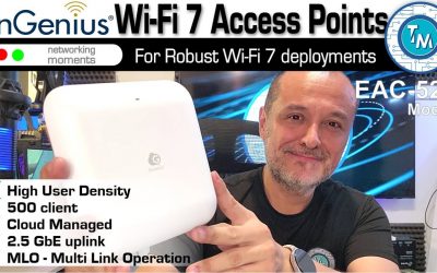 EnGenius Wi-Fi 7 cloud Access Point ECW520, A powerful alternative, fast roaming, fully customizable