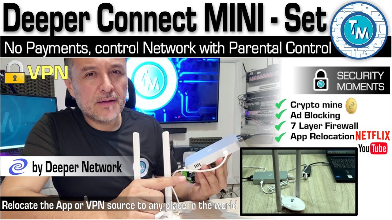 Now The Deeper Mini set. Ad block, IP relocation at a new level for parental control and security.