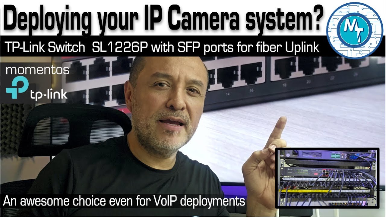 An affordable PoE Switch for your IP Camera deployment or VoIP the TL-SL1226 from TP Link