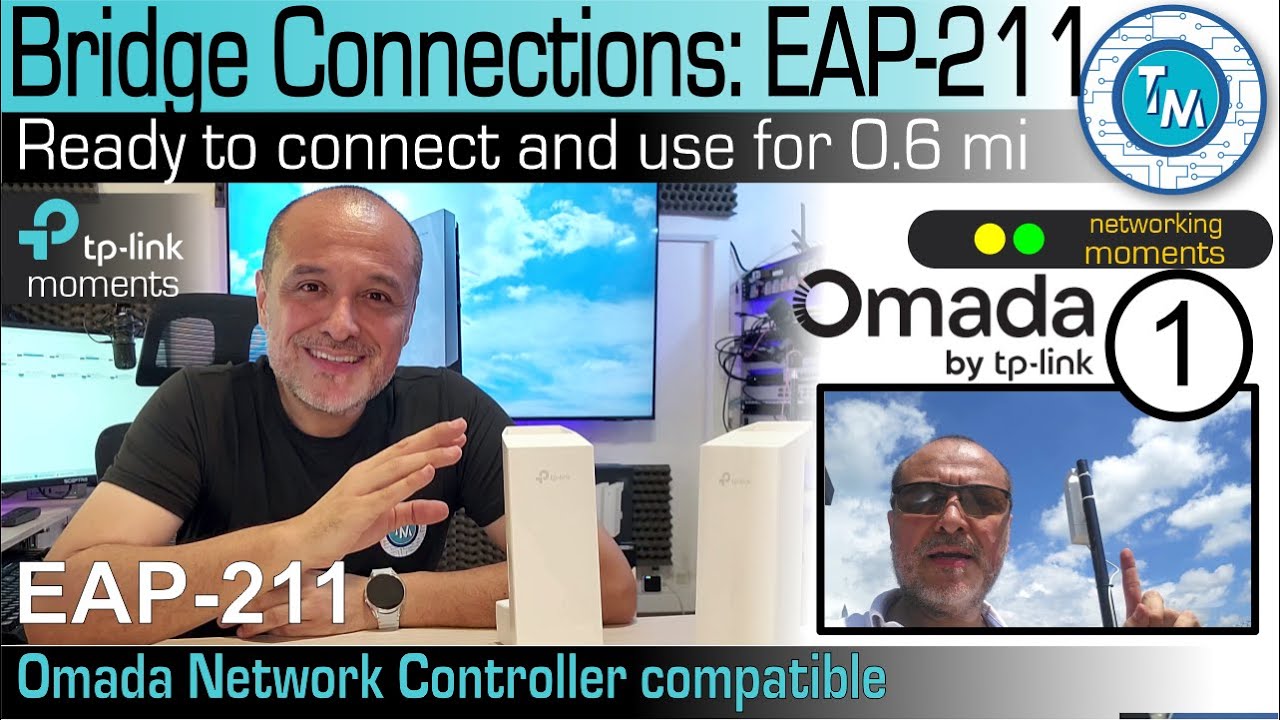 How to Extend your Network to Remote Areas Wirelessly? | Our review of Omada EAP211-Bridge KIT