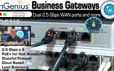 An enterprise cloud based Gateway, the ESG510 by Engenius with 2.5 Gbps dual WAN, more than enough!