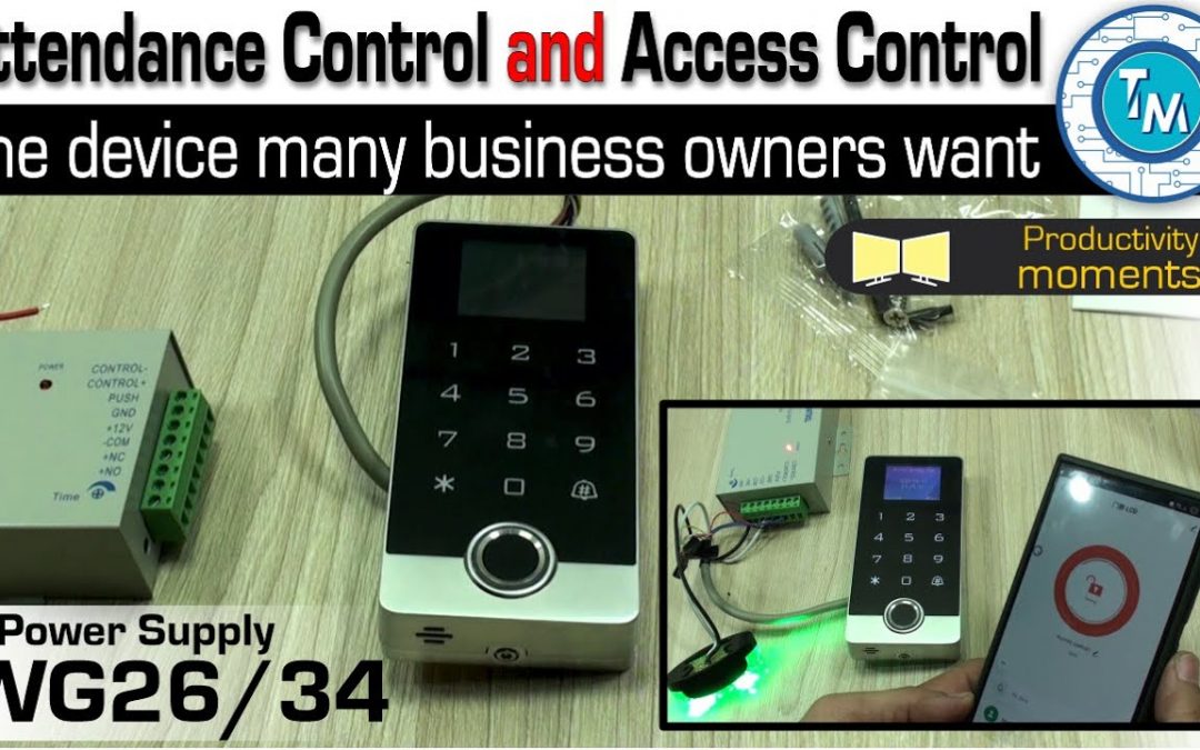 Biometric Reader for Access Control AND Attendance control. Works with Tuya App AMOCAM WG26/34
