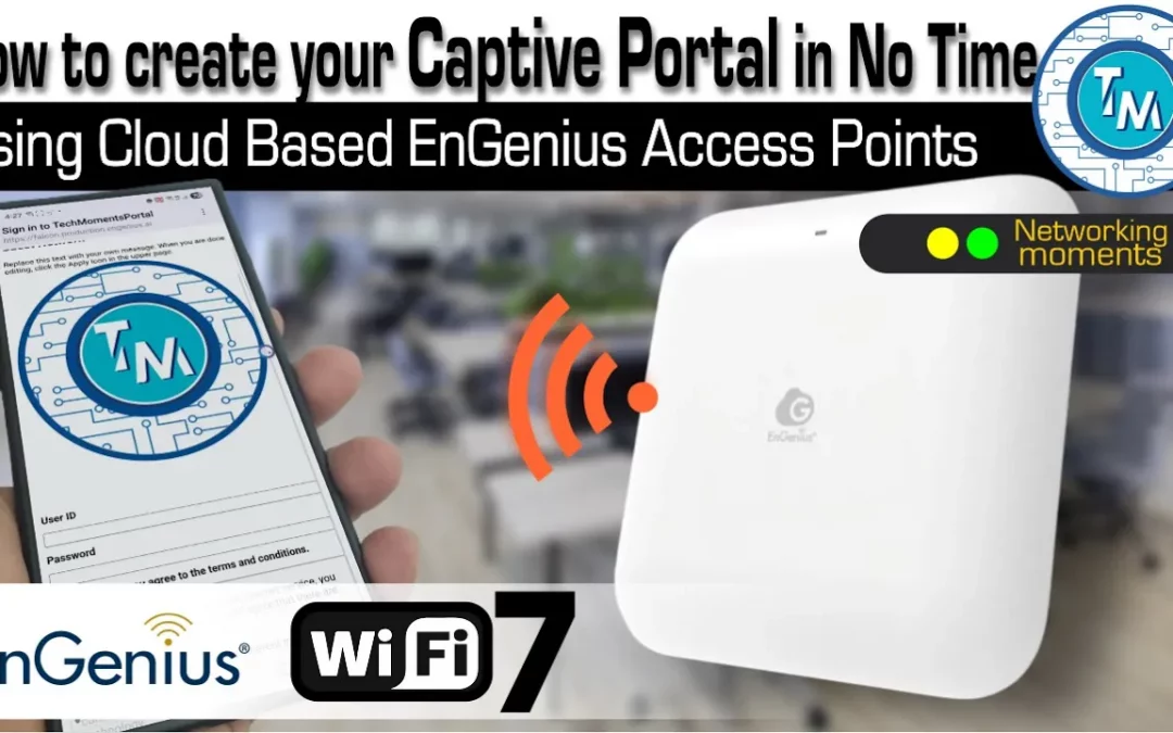 How to create a captive portal based on EnGenius Cloud based Access Points in no time… really!