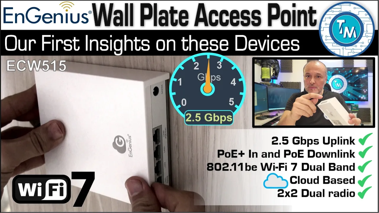 The Ultimate Hotel & Office WiFi? EnGenius ECW515 WiFi 7 AP Review. What you may be looking for.