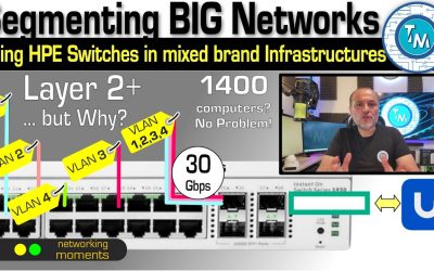 Segmenting your VLAN merging two brands: UNIFI and HPE with Layer 2+ Switches, 1930 Instant On Cloud
