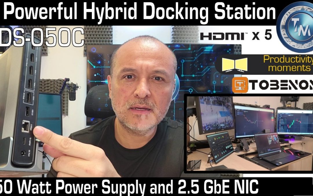 Multi Screen Setup with UDS050C of TobenONE Wind – MAC DP and Driver based Hybrid Docking Station 8K
