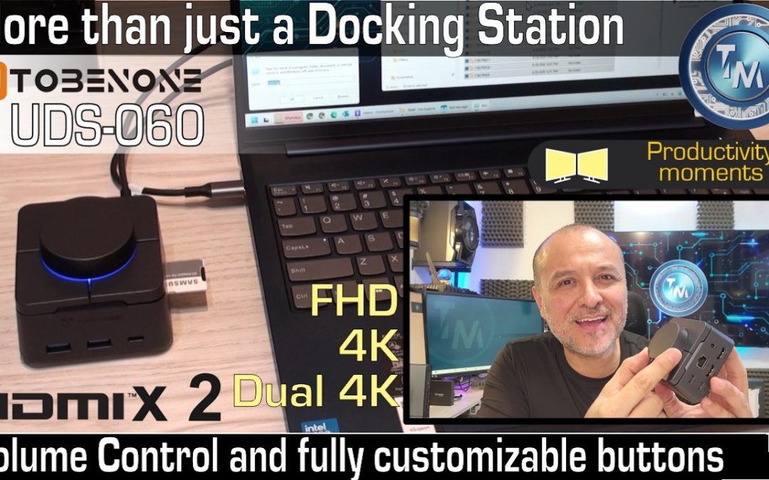 The Dual 4K Docking Station you’ll want for traveling UDS060 TobenONE, compact, powerful, convenient