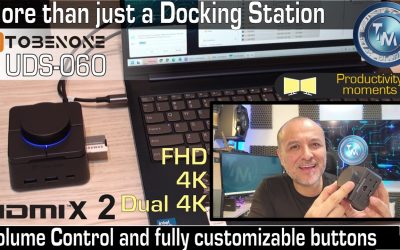 The Dual 4K Docking Station you’ll want for traveling UDS060 TobenONE, compact, powerful, convenient