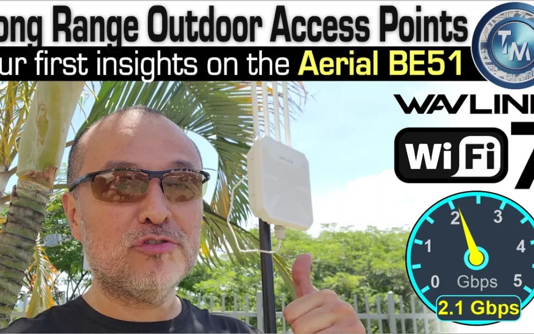 WAVLINK AERIAL BE51 Extraordinary Coverage, WiFi 7! Extra Long Range Dual Band Outdoor Access Point