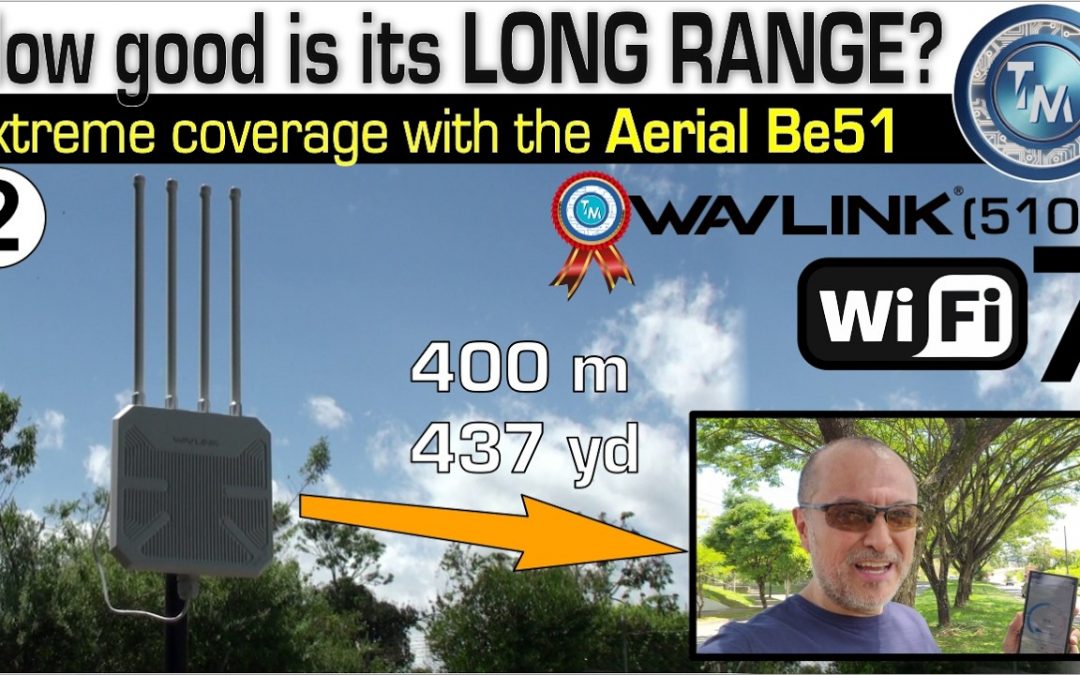 Real coverage of the WAVLINK BE5100 WiFi 7 Access Point Insane Range is exactly what you should get