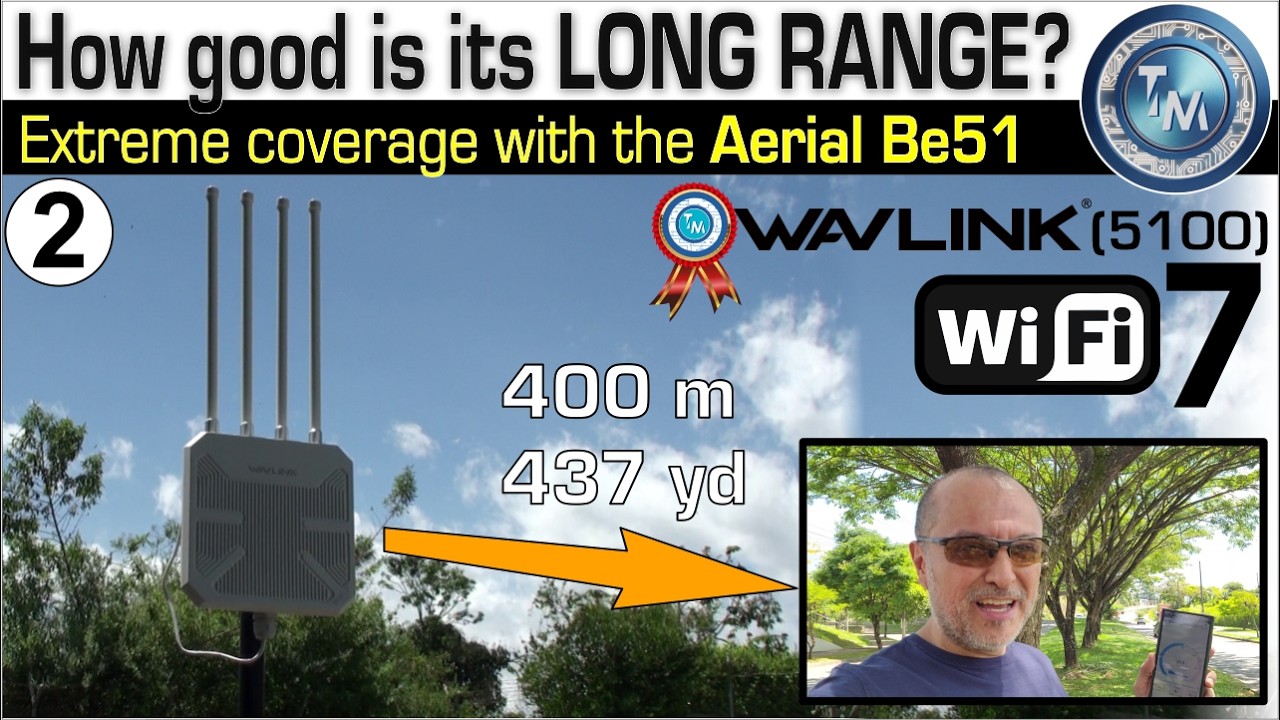 Real coverage of the WAVLINK BE5100 WiFi 7 Access Point Insane Range is exactly what you should get