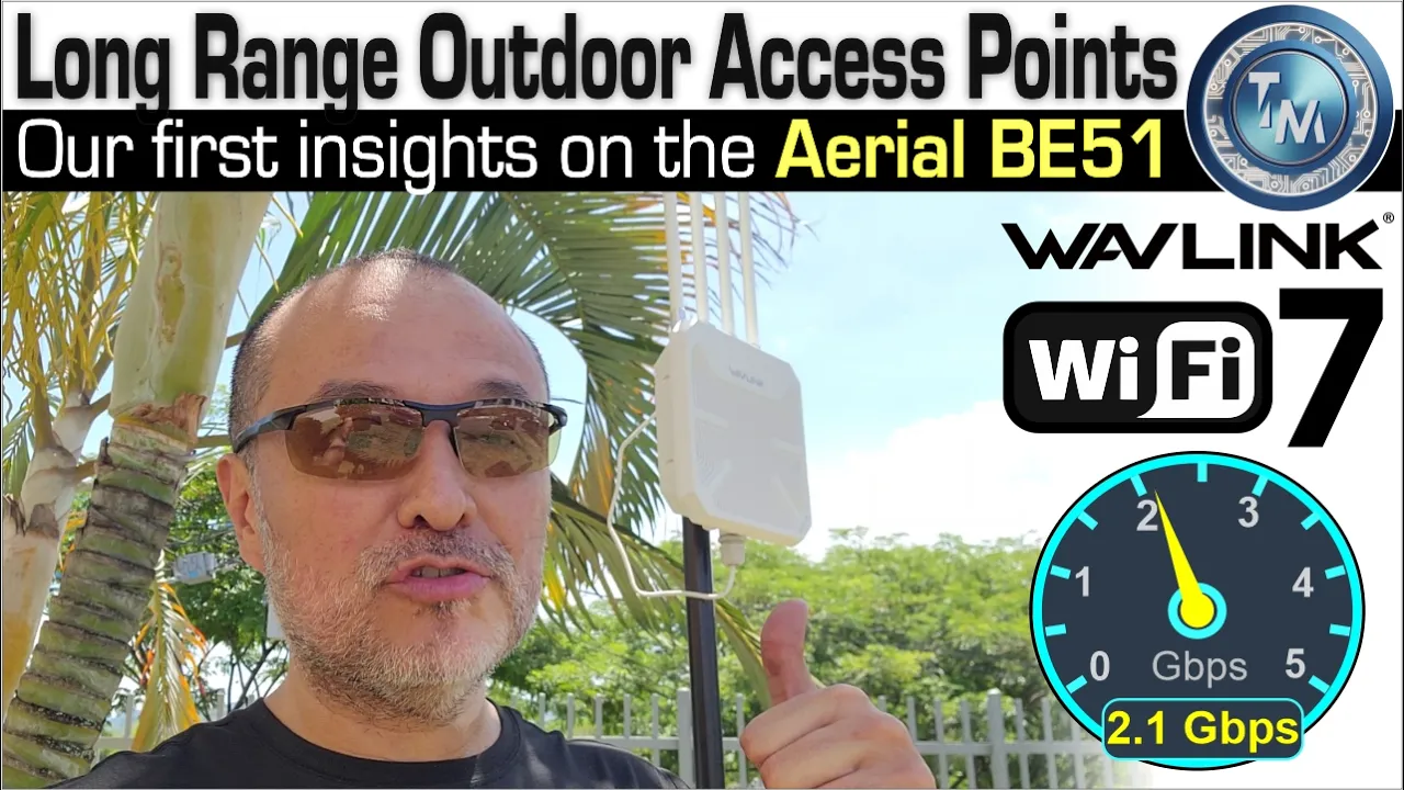 WAVLINK AERIAL BE51 Extraordinary Coverage, WiFi 7! Extra Long Range Dual Band Outdoor Access Point